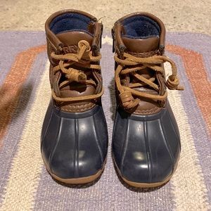 Sperry Saltwater Duck Boots toddler 7